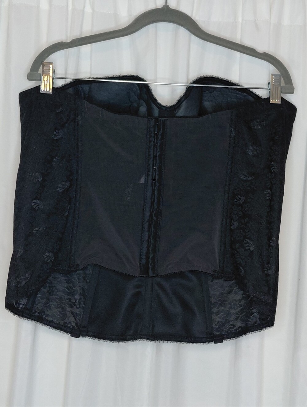 Dominique Black Strapless Longline Bustier - Picture 15 of 16